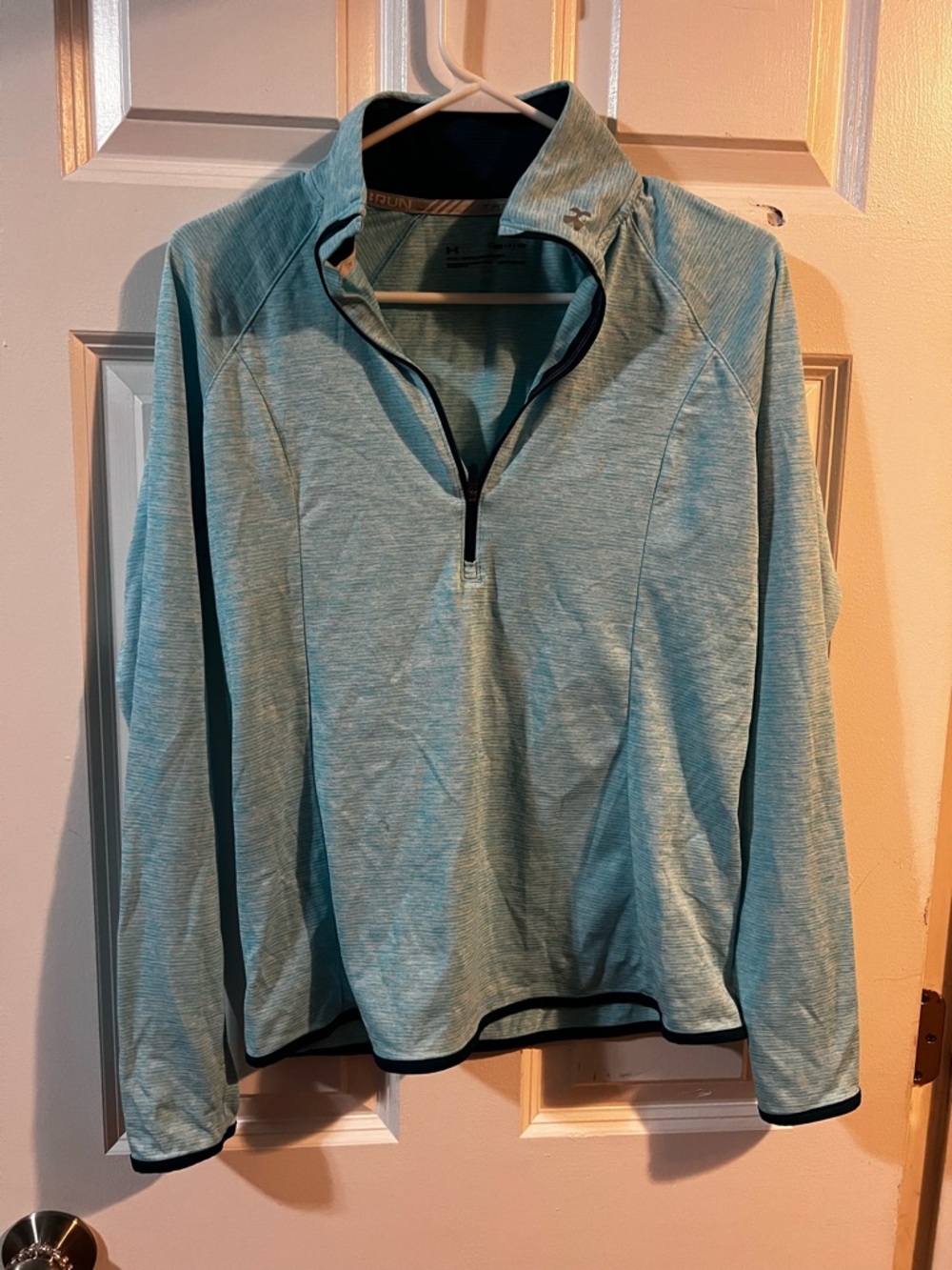 Under Armour Teal Heather Half-Zip Pullover